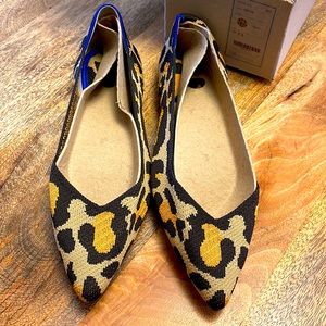 Rothy’s Big Cat Pointed Flats size 8.5 brand new with box